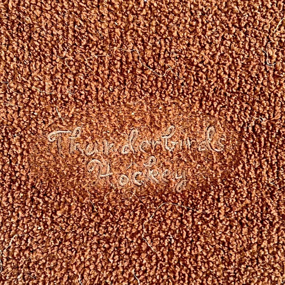 Thunderbird hockey sweater chocolate brown.  Medium